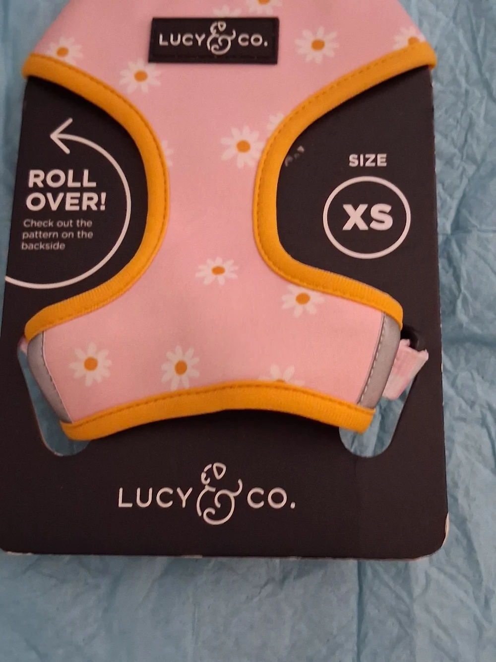 Lucy & Co. Daisy Pink Dog Harness XS